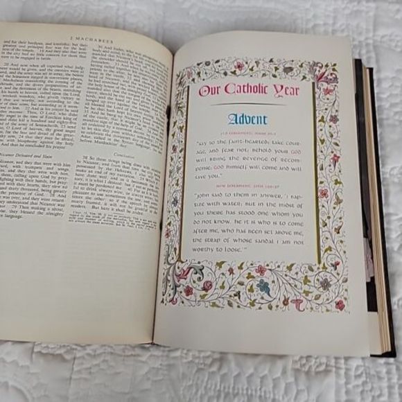 The Holy Bible: 1953 Catholic Action Edition, Good Will Color Illustrations - Picture 11 of 11